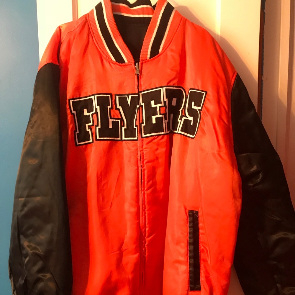 Reversible Philadelphia Flyers jacket.